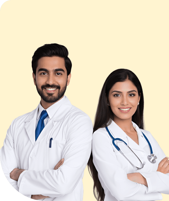 doctor with patient